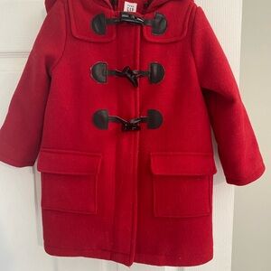 Baby GAP Red Pea Coat